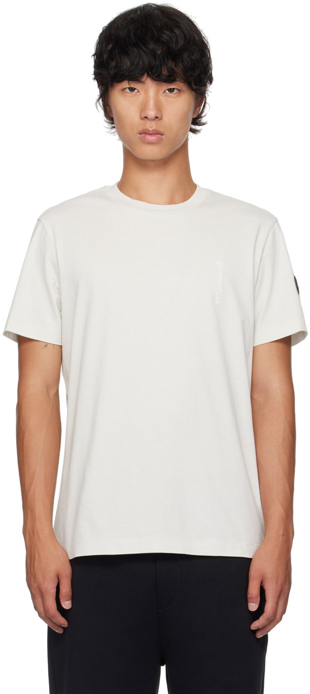 Majica kratkih rukava Moncler Gray Garment-Washed T-Shirt Siva | J20918C0001589A17
