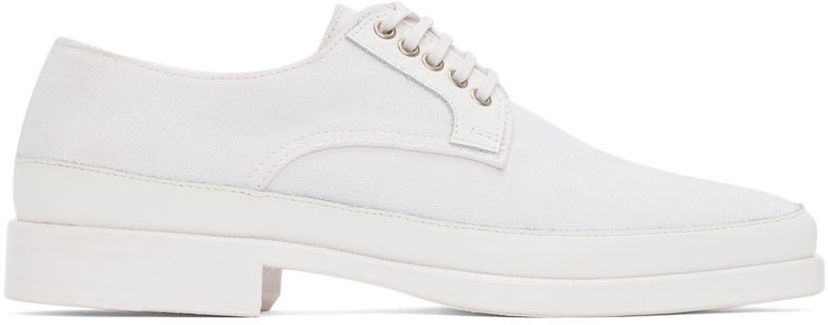 Odjeća LEMAIRE LEMAIRE Canvas Derbys Bijela | M 221 FO312 LF458