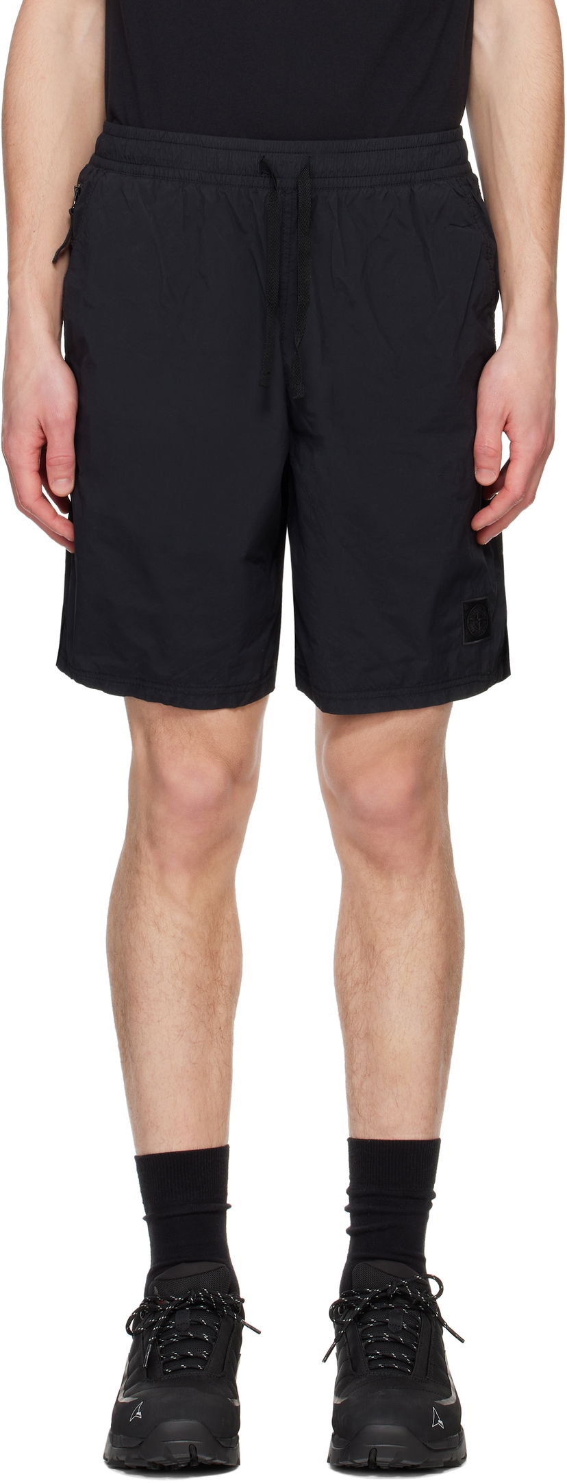 Kratke hlače Stone Island Stone Island Recycled Nylon Shorts Crna | K1S15 B100002 S00F6