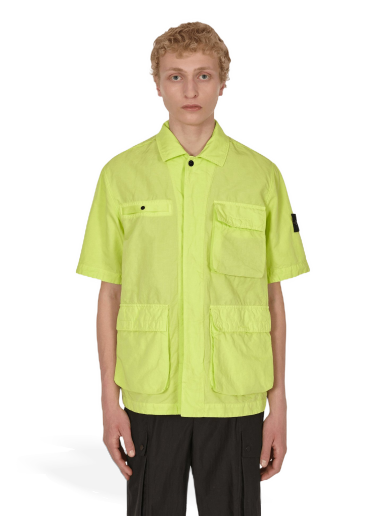 Košulja Stone Island Garment Dyed Shirt Žuta | 761542406 V0031