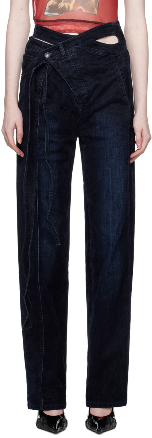 Jeans Ottolinger Ottolinger Wrap Jeans Plava | 1700211