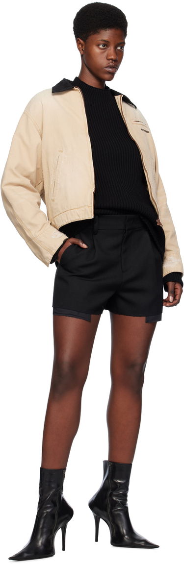 Kratke hlače We11done We11done Layered Shorts Crna | WD-PT0-24-201-M-BK, 3