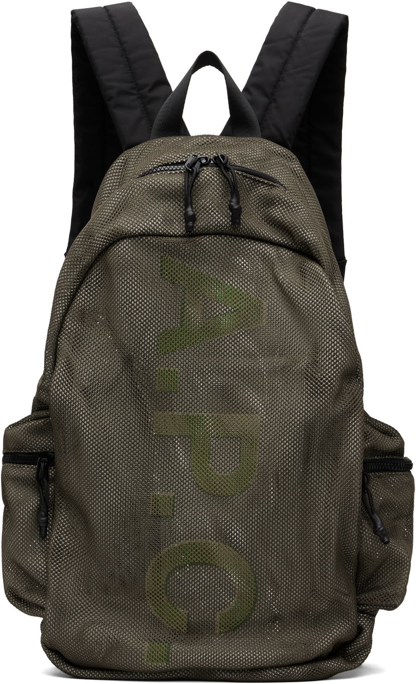 Ruksak A.P.C. A.P.C. Tech Rebound Mesh Backpack Zelena | PSAEU-H62242