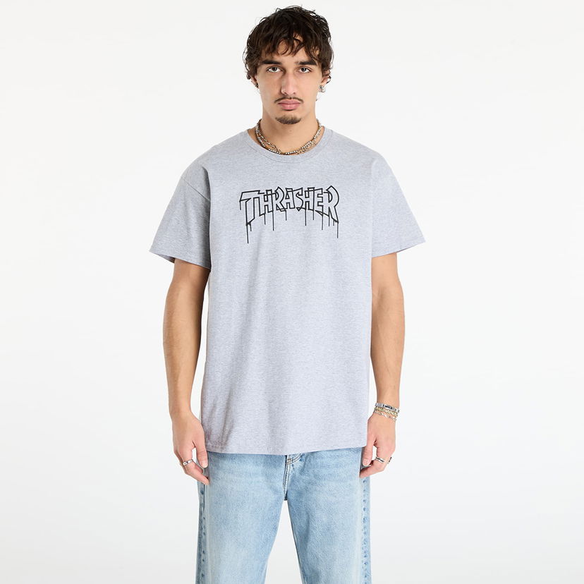 Majica kratkih rukava Thrasher One-liner T-Shirt L Siva | 145778