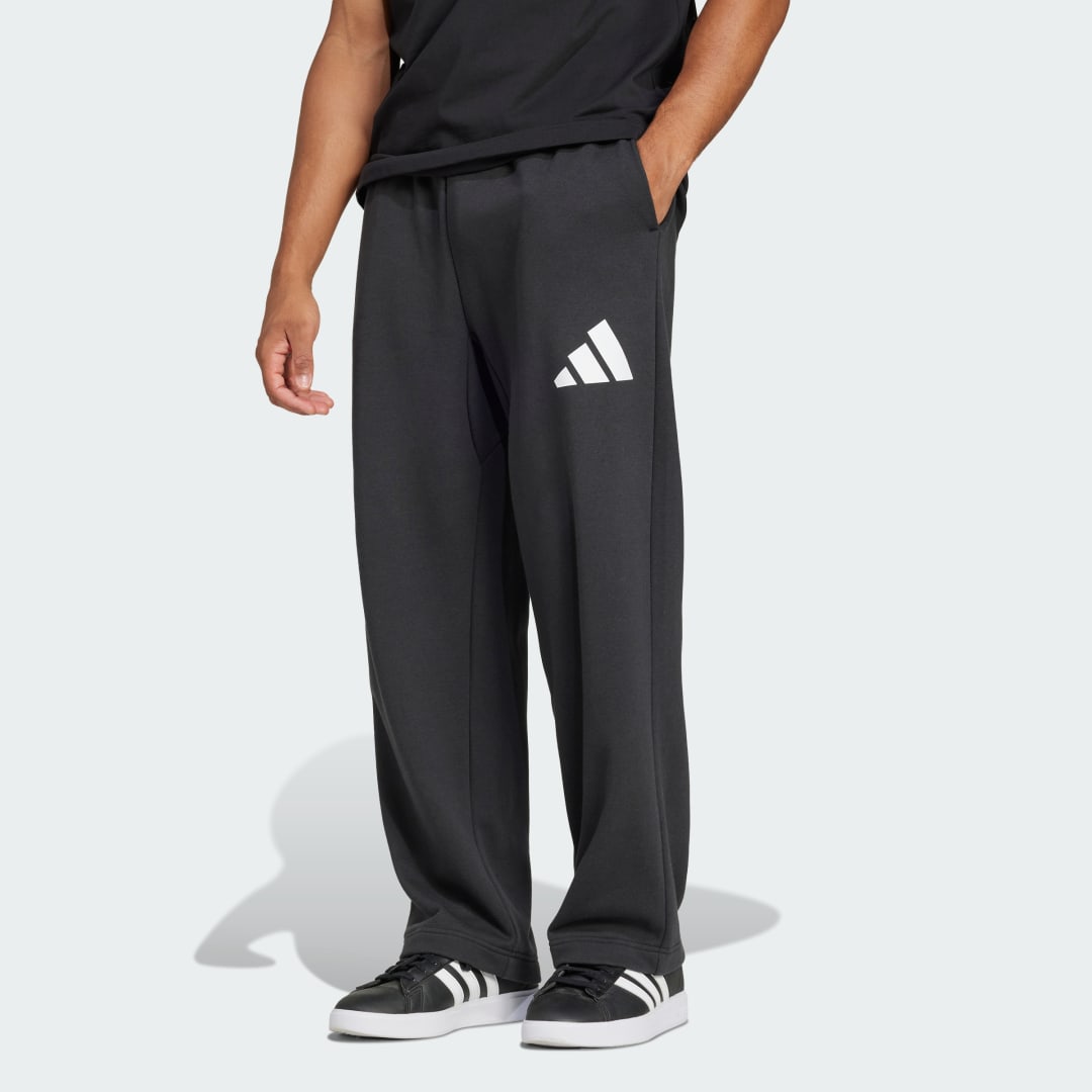 Trenirka adidas Performance Wide Leg Logo Joggers Crna | JF3604, 0