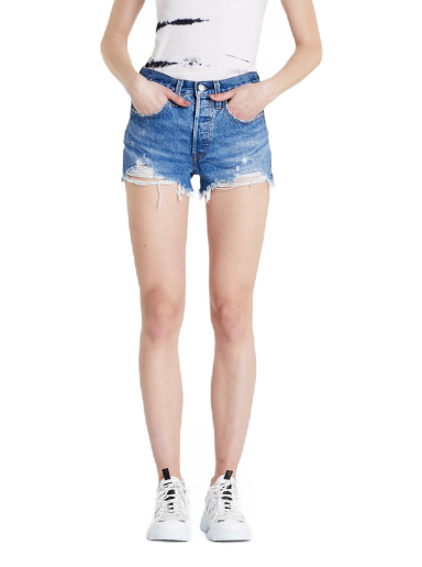 Kratke hlače Levi's 501 Original Short Oxnard Athe Med Worn In Plava | 56327-0081
