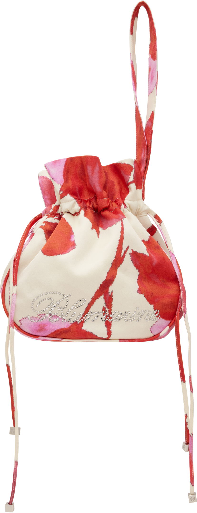 Ručna torbica Blumarine Blumarine Printed Satin Rhinestone Logo Pouch Višebojno | P5HHW090A