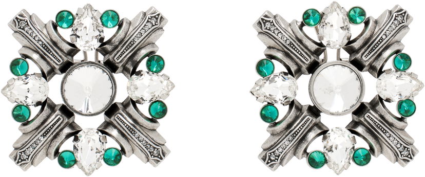 Pin Area AREA Crystal Brooch Earrings Metalik | RS25AWJW0043OT01