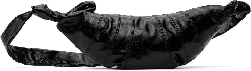 Torba oko struka LEMAIRE LEMAIRE Medium Croissant Bag Crna | BG0001 LF1329