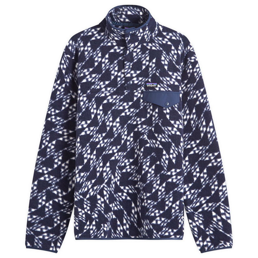 Džemper Patagonia Lightweight Synchilla Snap-T Pullover Synched Flight Plava | 25551-SFNA