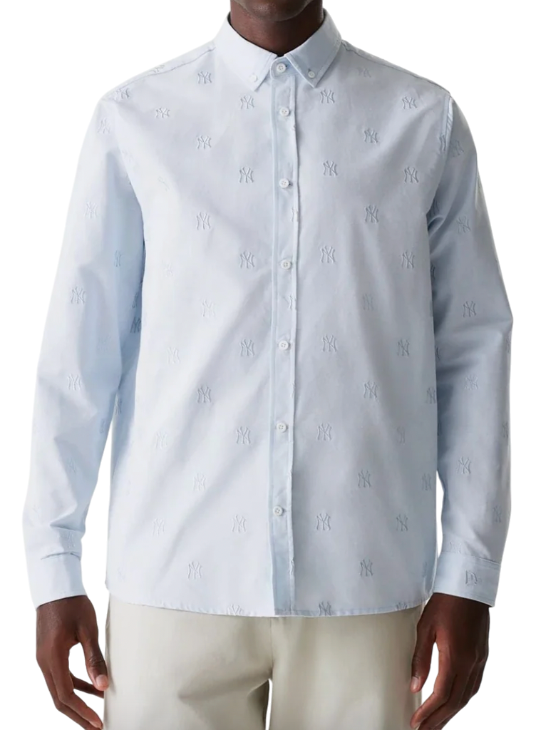 Košulja New Era New Era MLB New York Yankees Monogram Shirt Plava | 60667823-60667823