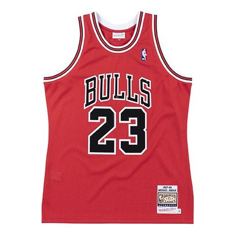 Majica bez rukava Mitchell & Ness Mitchell & Ness Bulls Jersey Crvena | AJY4CP19025-CBURED187MJO