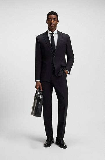 Košulja BOSS Slim-fit shirt in wrinkle-resistant Oxford cotton Bijela | 50545820, 1