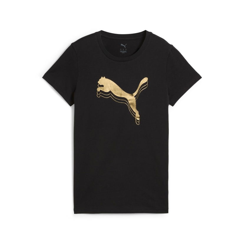 Majica kratkih rukava Puma ESS Metallic T-Shirt Crna | 684995-51
