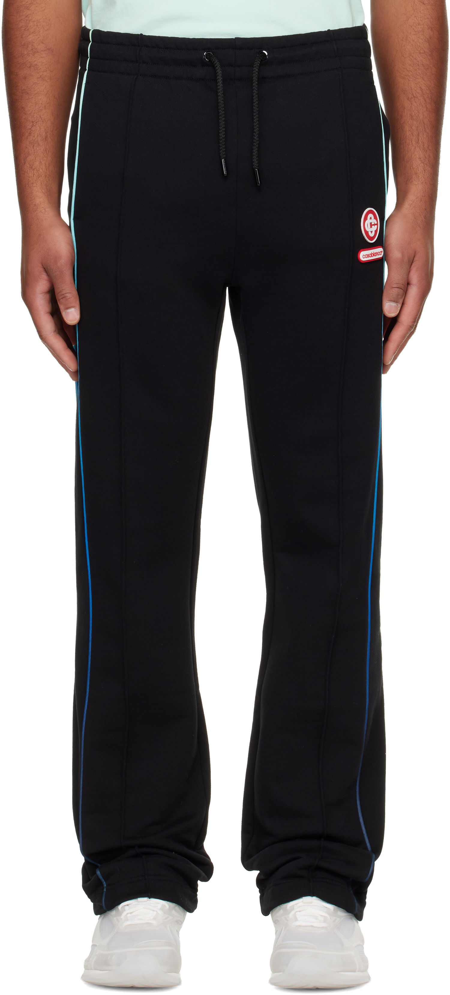 Trenirka Casablanca Casablanca Gradient Piping Sweatpants Crna | M-AW25-JTR-309-01, 0