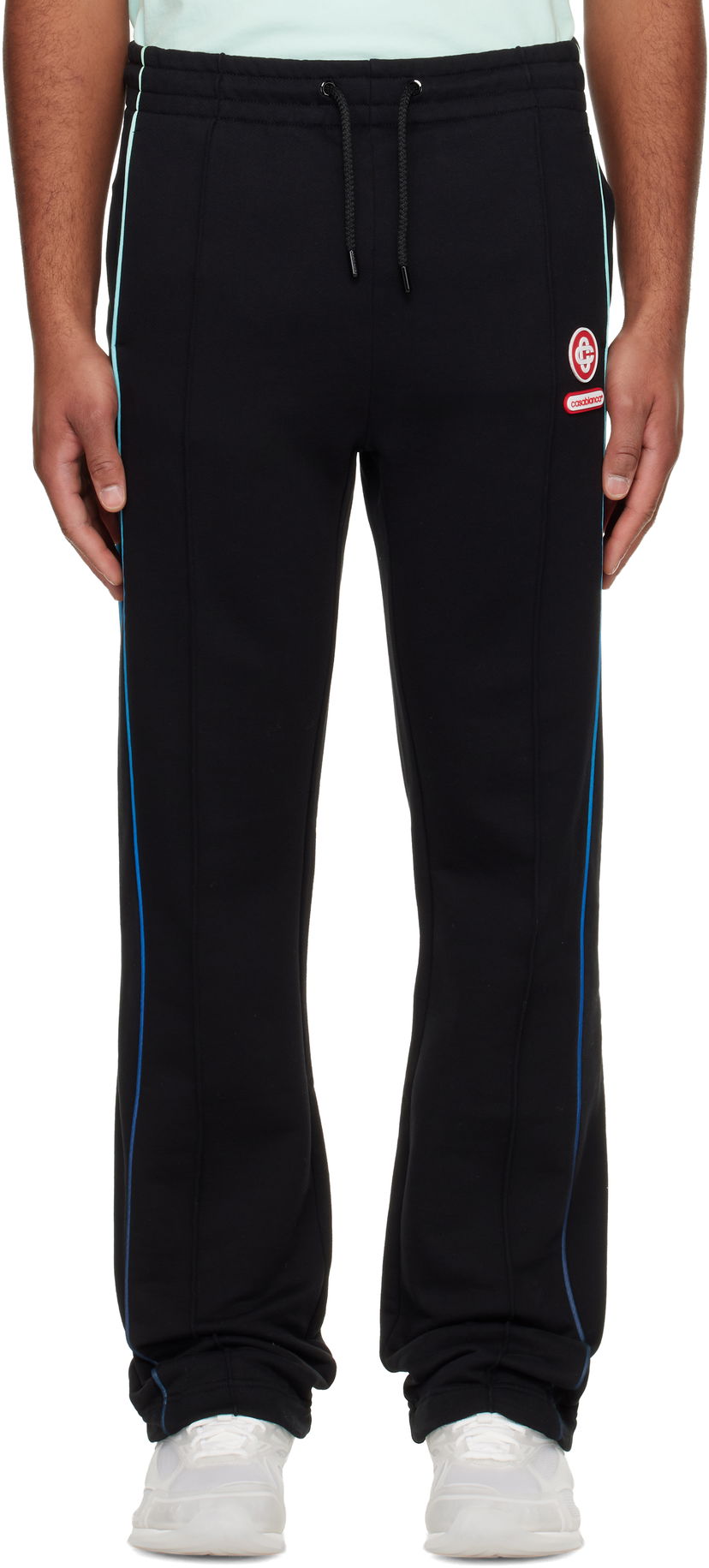 Trenirka Casablanca Casablanca Gradient Piping Sweatpants Crna | M-AW25-JTR-309-01