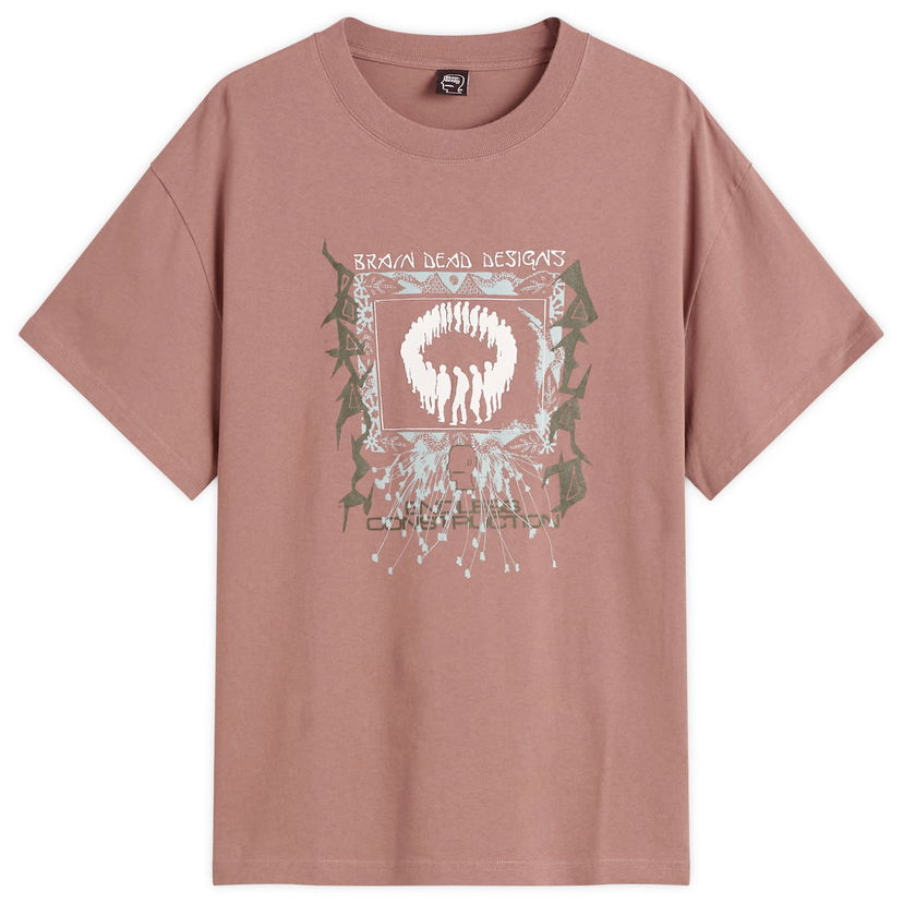 Majica kratkih rukava Brain Dead Endless Construction T-Shirt Smeđa | BDF25T00O046-NUT
