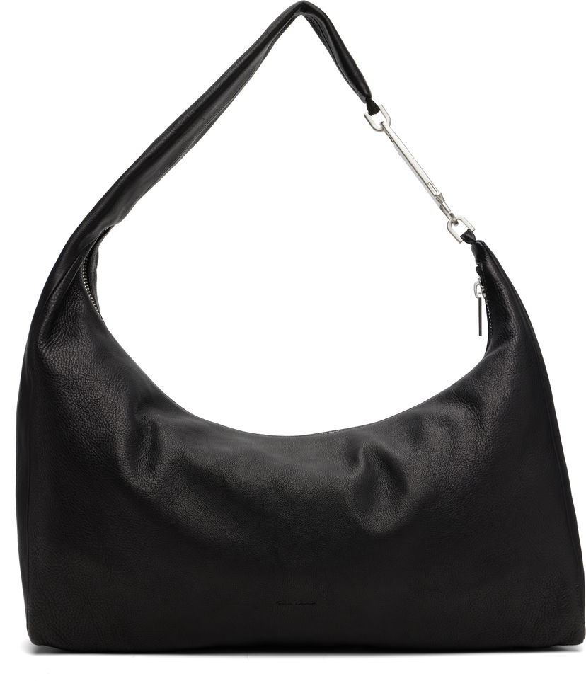Torba za rame Rick Owens Rick Owens Concordians Cropped Gemini Shoulder Bag Crna | RA02E0728 LBU