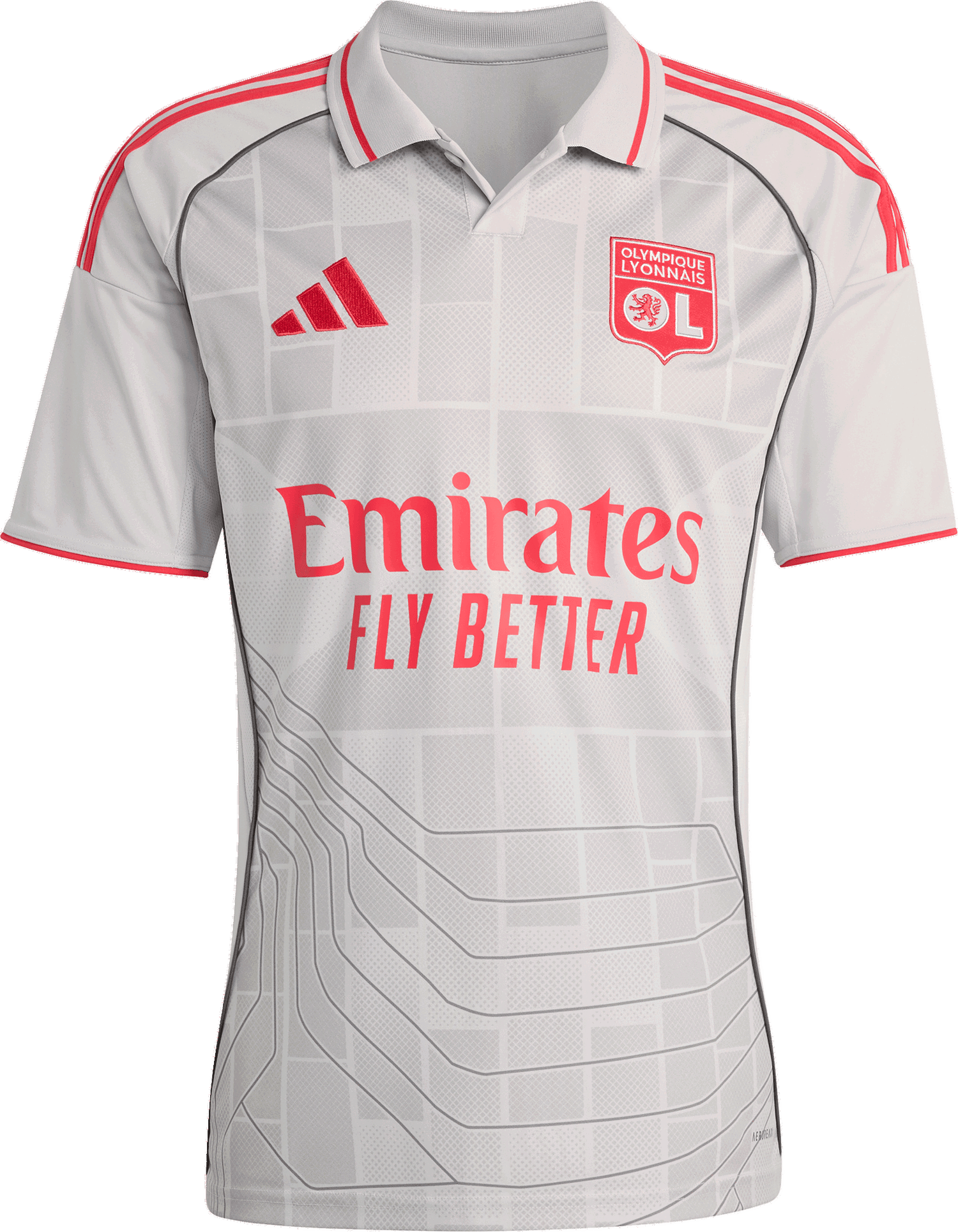Dres adidas Originals Olympique Lyon 3rd Jersey 2025/26 Bijela | jd1389, 0