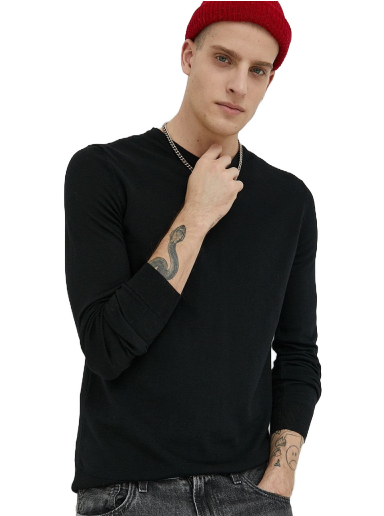 Džemper BOSS Wool Sweater Crna | 50476832