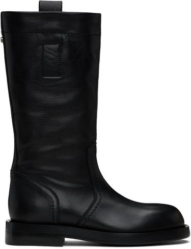 Odjeća Ann Demeulemeester Ann Demeulemeester Bente Leather Boots Crna | 2510-W-C32-LT157-099, 0