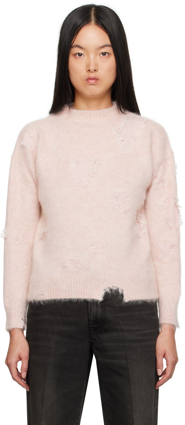 Džemper R13 R13 Deconstructed Fuzzy Sweater Ružičasta | R13WY174-Y105B
