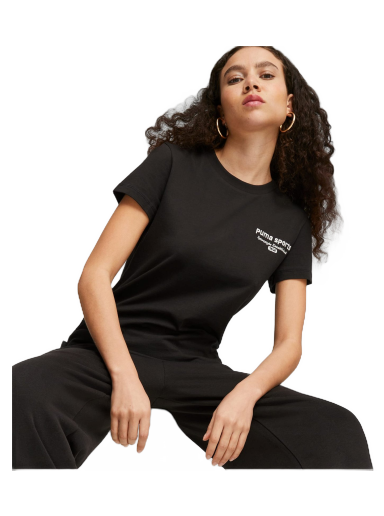 Majica kratkih rukava Puma TEAM Grafik T-Shirt Crna | 621437_01
