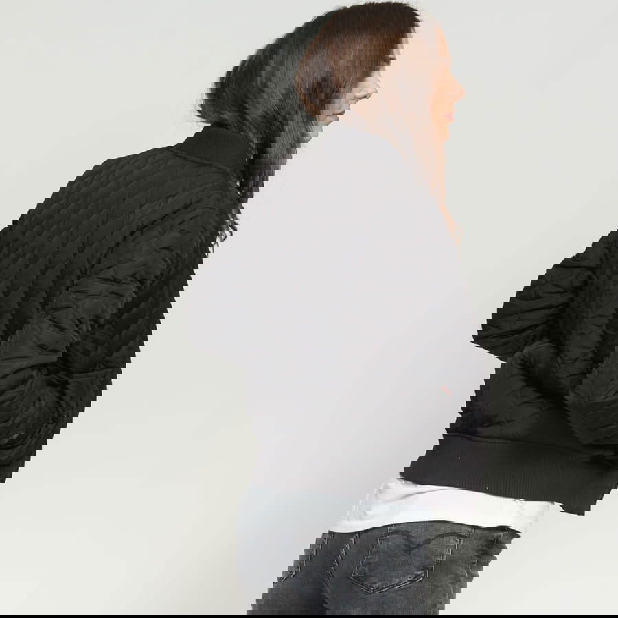 Bomber jakna Urban Classics Ladies Diamond Quilt Nylon Jacket Crna | TB806 black, 1