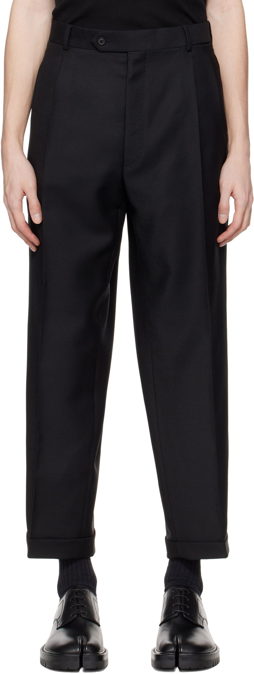 Hlače Maison Margiela Maison Margiela Mohair Trousers Crna | S50KA0672 M35259