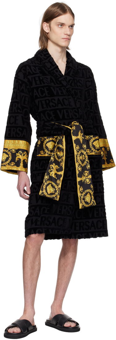 Tenisice i cipele Versace Versace Logo Sandals Crna | 1016188_1A11124, 4