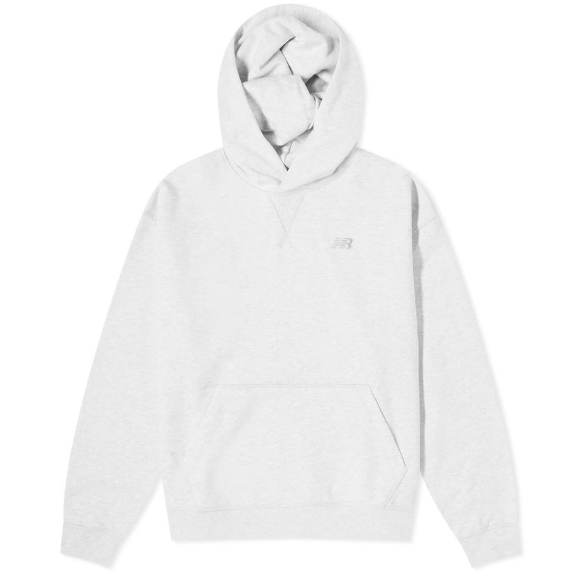 Dukserice New Balance NB Athletics French Terry Hoodie Ash Heather Siva | WT41537-AHH