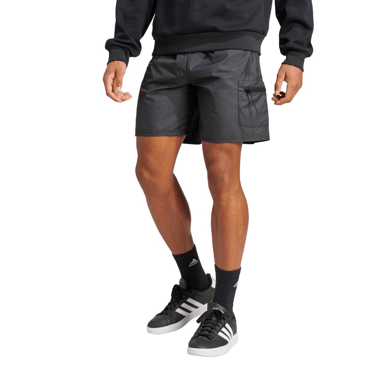 Kratke hlače adidas Originals Woven Cargo Shorts with Zipper Pocket Crna | JF3282, 0