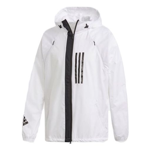 Kabanica adidas Originals W.D.N. Fleece-Lined Running Windbreaker Jacket Bijela | DZ0054