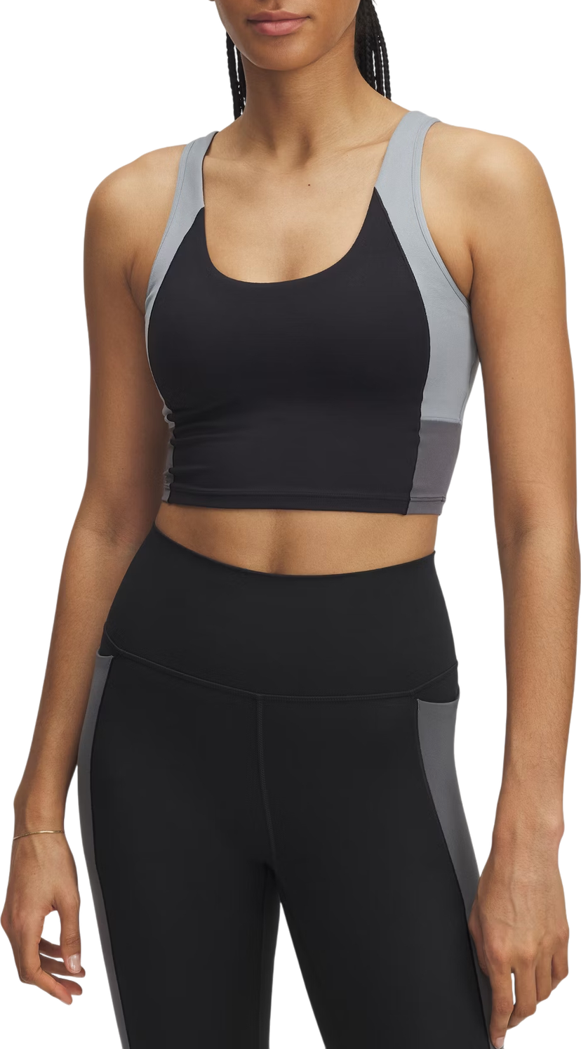 Crop top Under Armour Meridian Colorblock Cropped Tank Crna | 6004001-002