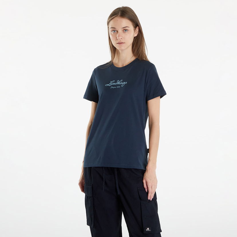 Majica kratkih rukava Lundhags Lundhags Jarpen Logo T-Shirt Tamnoplava | 44318-24-75350