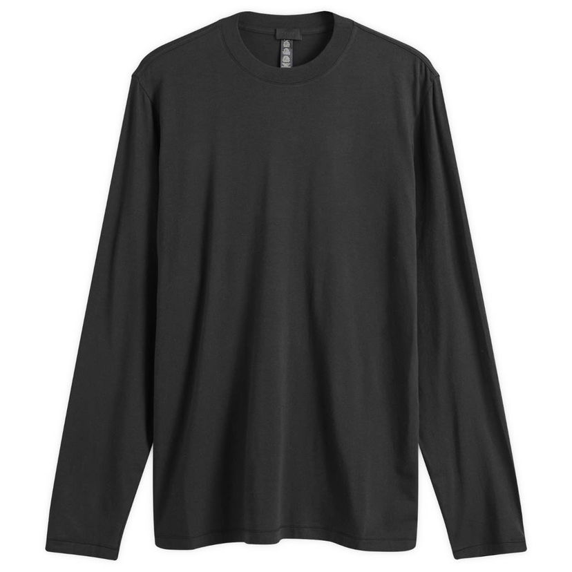 Majica kratkih rukava SKIMS Boyfriend Long Sleeve T-Shirt, Size X-Large Crna | AP-LGS-0585-ONX