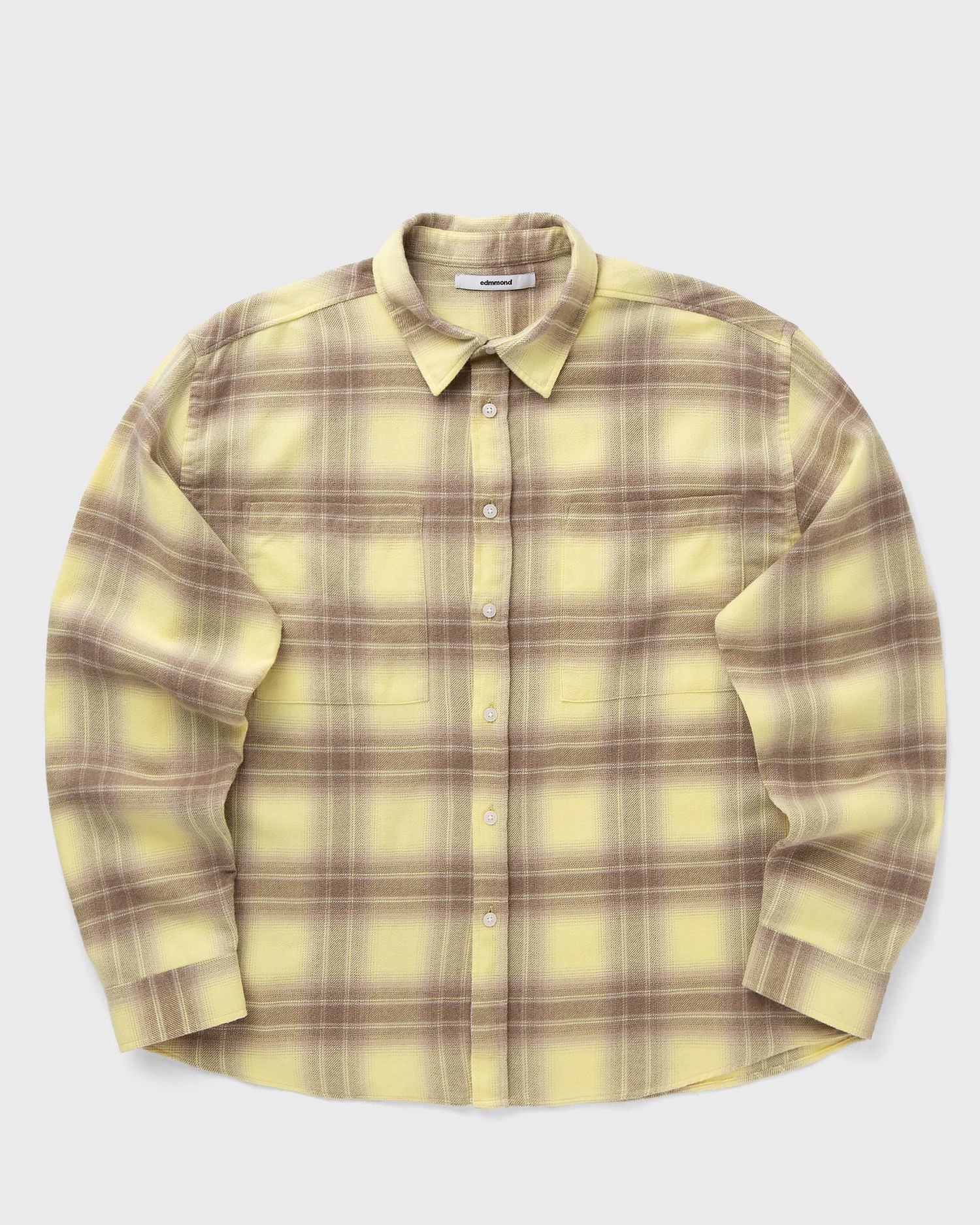 Košulja Edmmond Studios PUZZLE Long-sleeve Flannel Plaid Shirt with Chest Pockets Višebojno | 325-10-19150, 0