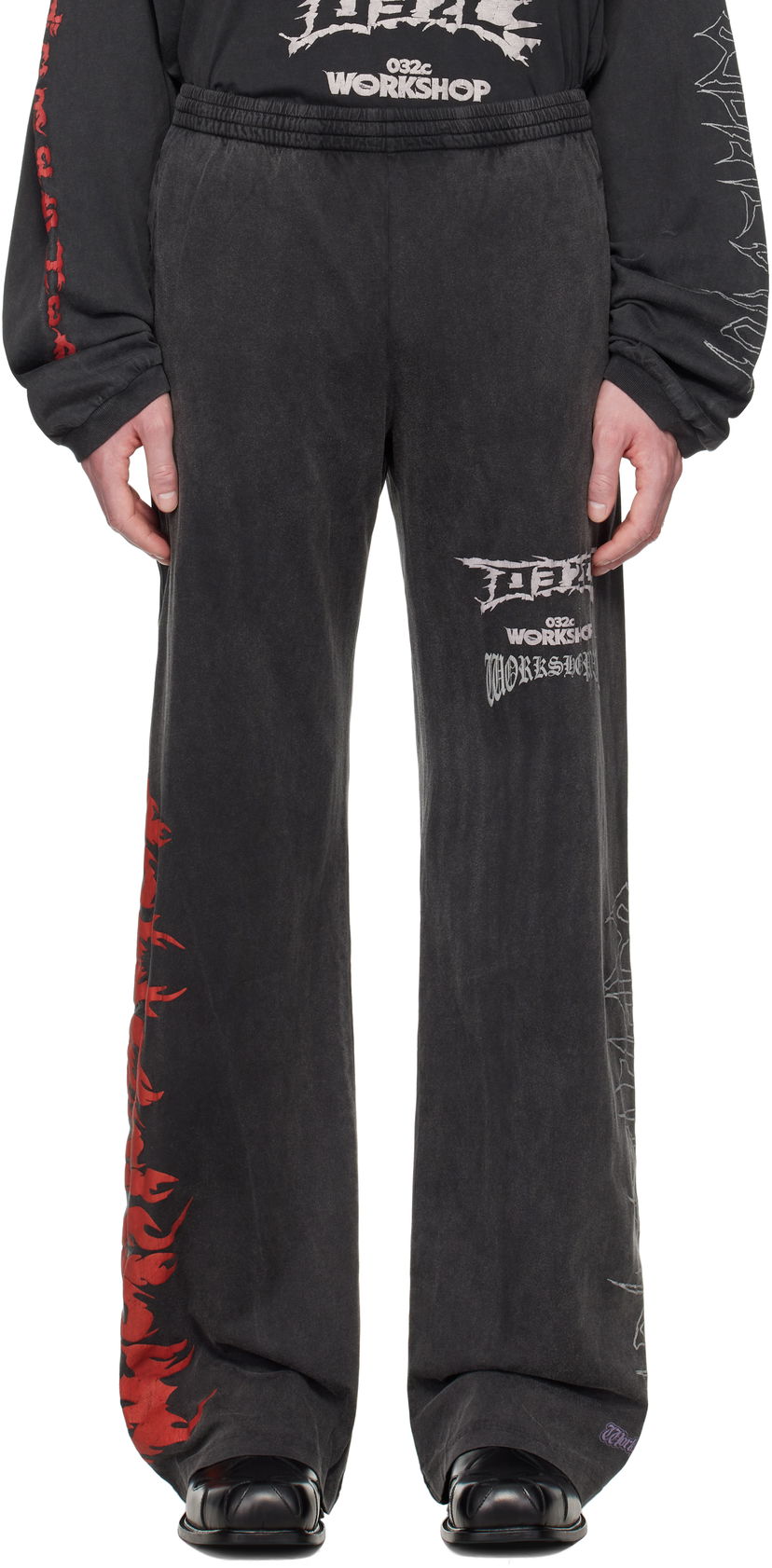 Trenirka 032C 032c Telepresence Comfort Sweatpants Crna | S25-URC-0761-050