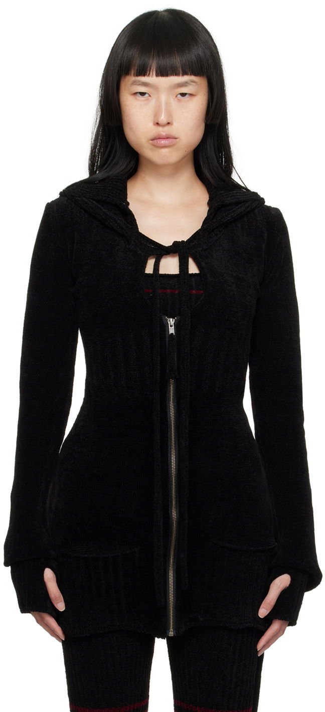 Džemper Ottolinger Ottolinger Extended Hooded Cardigan Crna | 706702