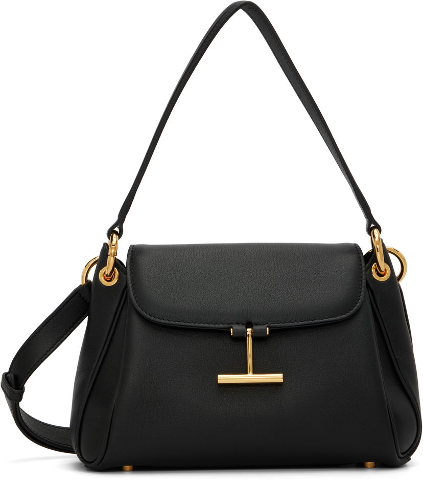 Ručna torbica Tom Ford TOM FORD Small Tara Leather Bag Crna | L1870-LCL490G