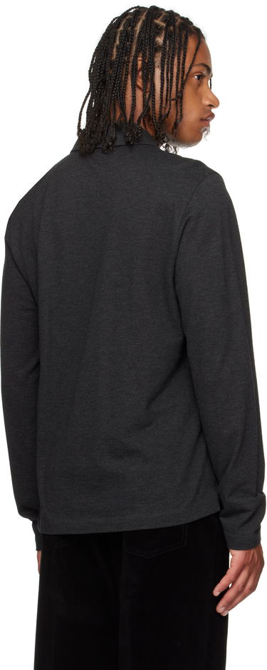 Polo majica FERRAGAMO Ferragamo Long Sleeve Polo Siva | 786358, 2