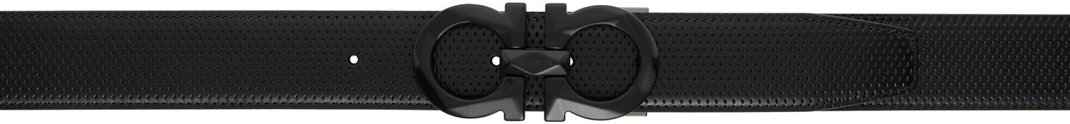 Pojasevi FERRAGAMO Adjustable Gancini Reversible Belt Crna | 759035, 0