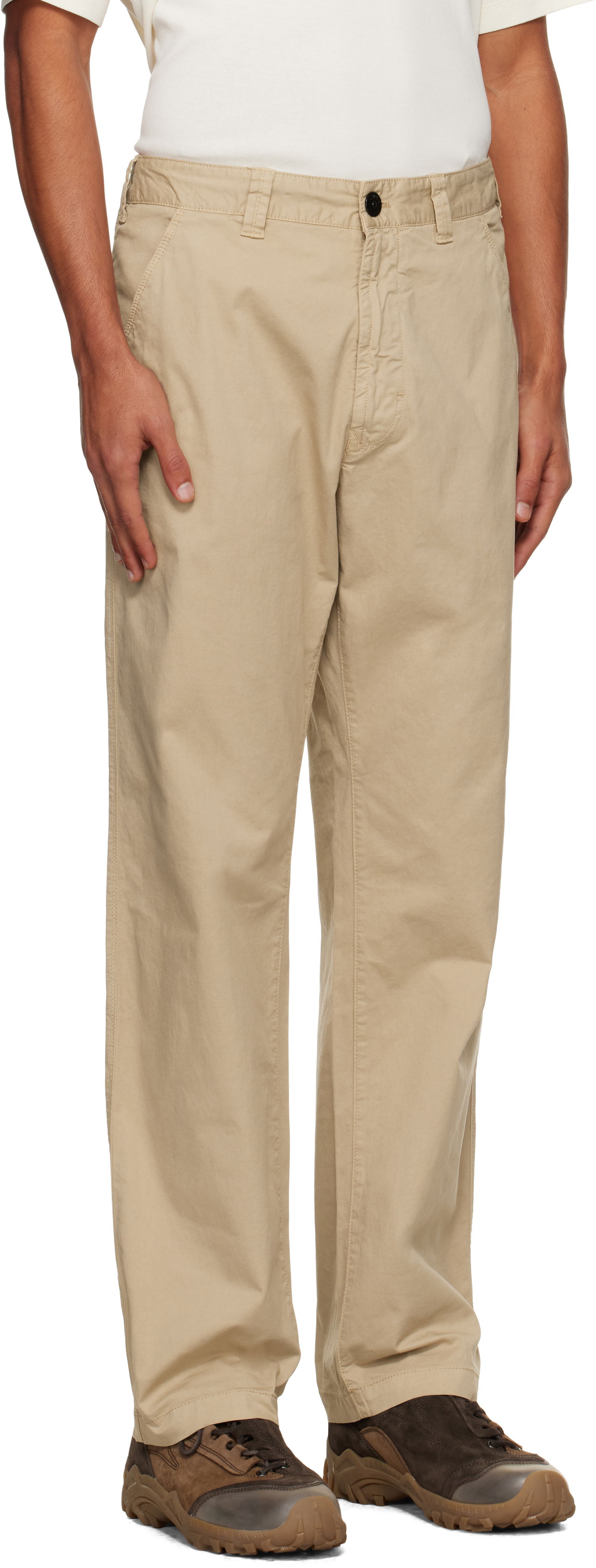 Hlače Stone Island Stone Island Trousers Bež | K2S15 3100035 S0A10, 1