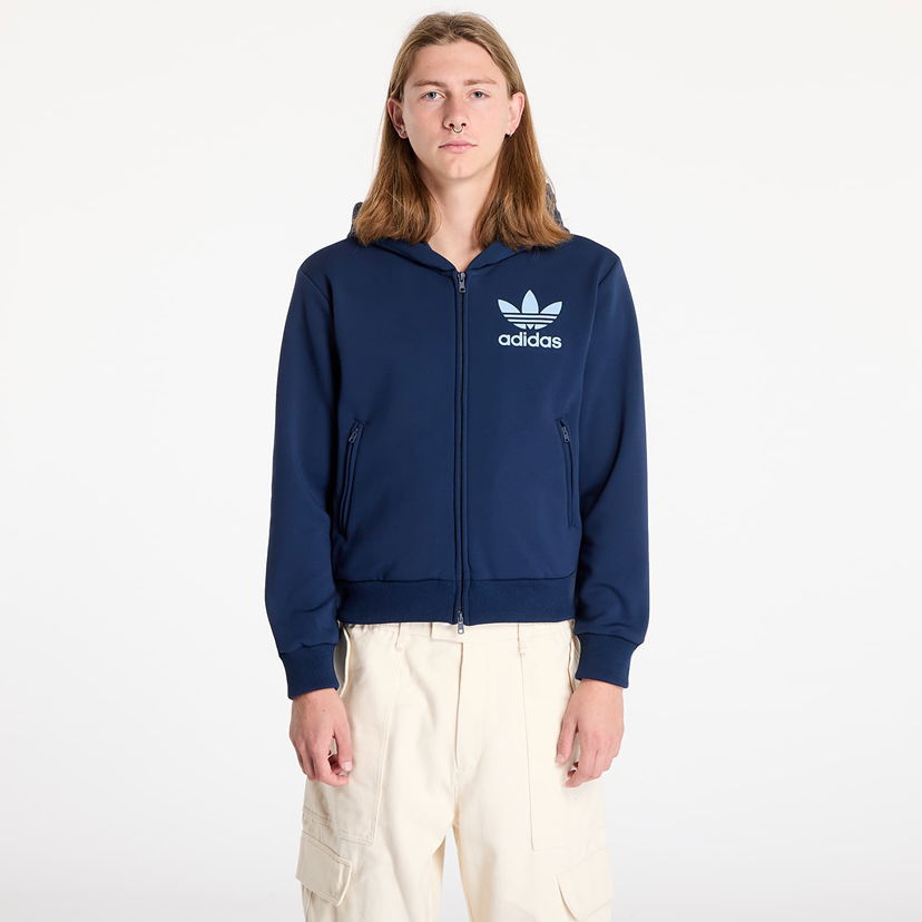 Dukserice adidas Originals Wales Bonner x Track Hoodie Plava | JJ2939
