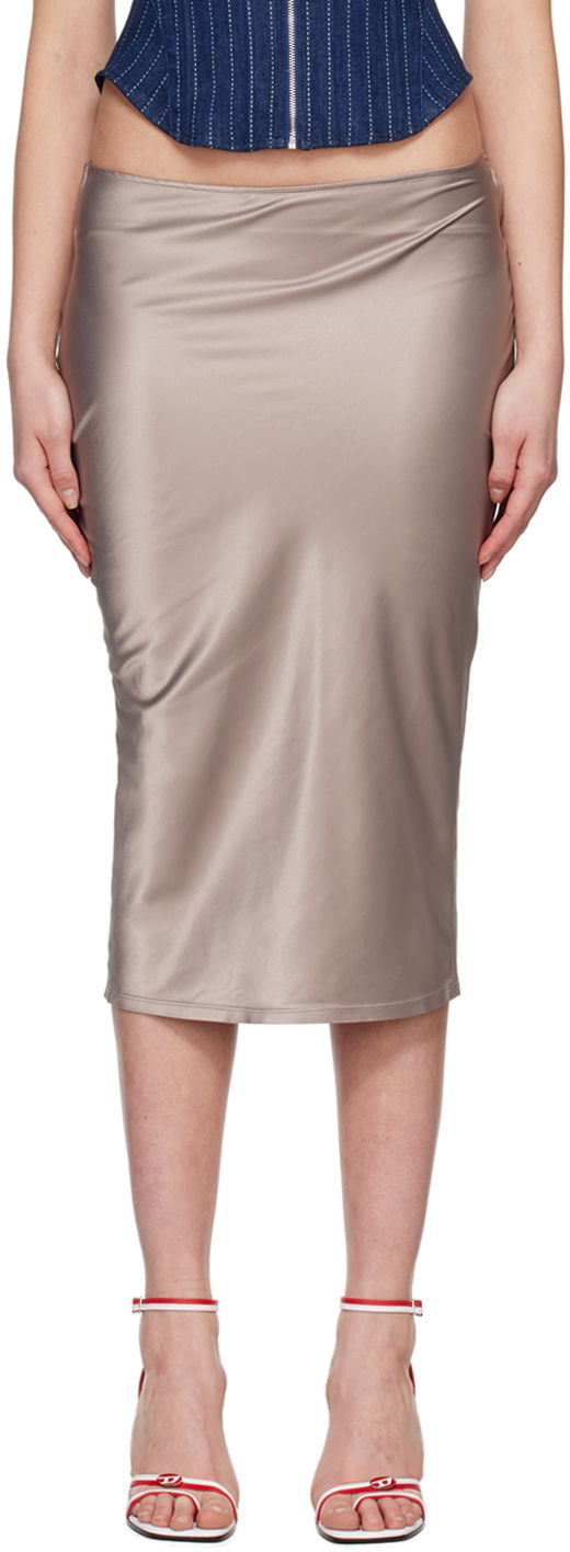 Suknja Miaou Miaou Verona Midi Skirt Siva | 4027SS3SIL