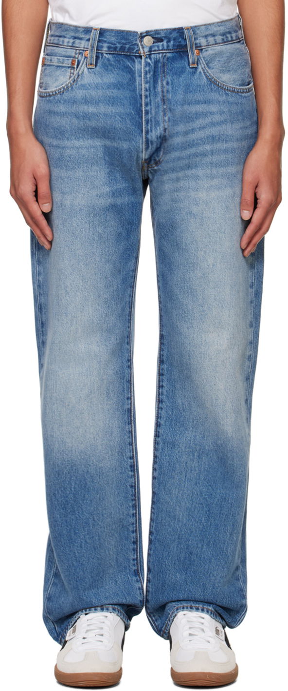 Jeans Levi's 555 Relaxed Straight Jeans Plava | 000LO-0004
