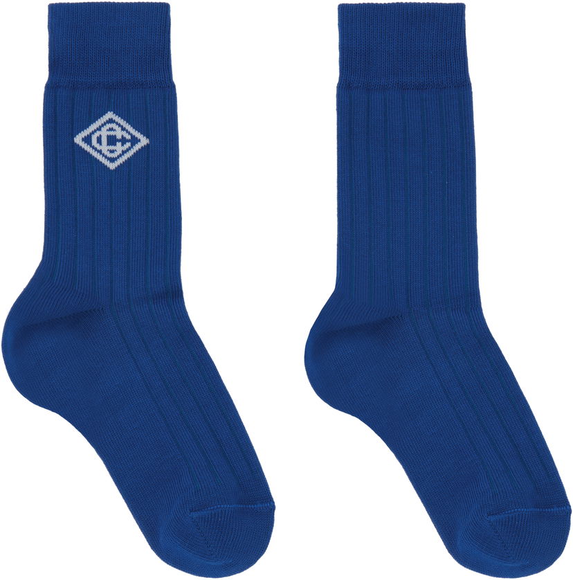 Čarape Casablanca Dress Socks Plava | APS25-ACC-086-01