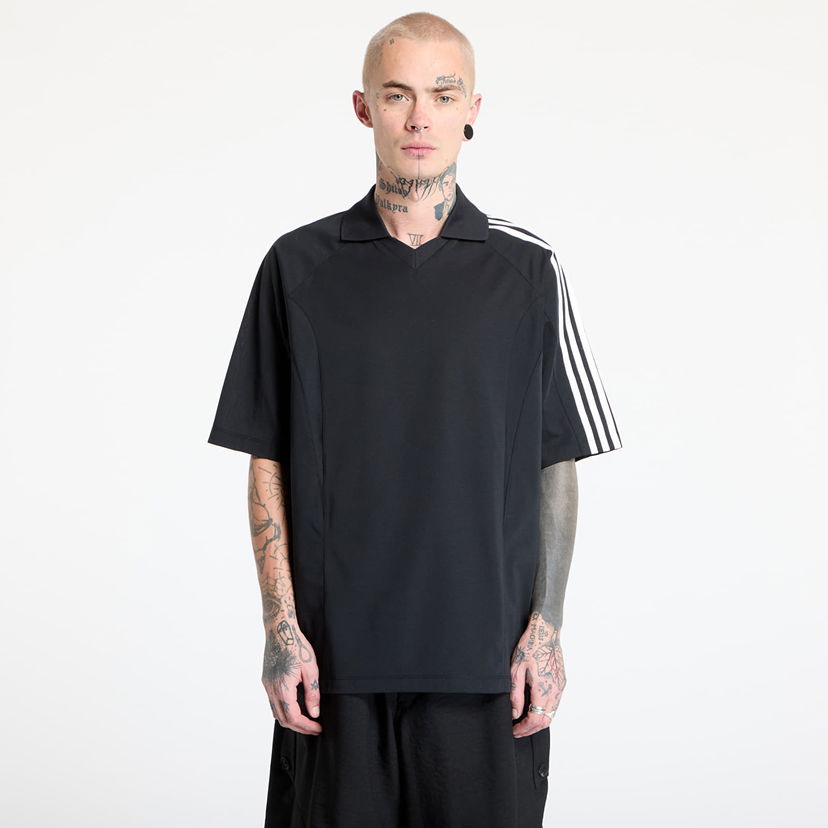 Polo majica Y-3 Cut Line Black T-Shirt Crna | JN4877