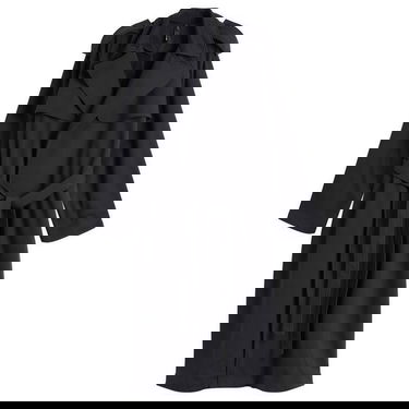 Trenčkot SKIMS Boyfriend Fleece Trench Coat Crna | LS-LST-8018W-ONX, 0