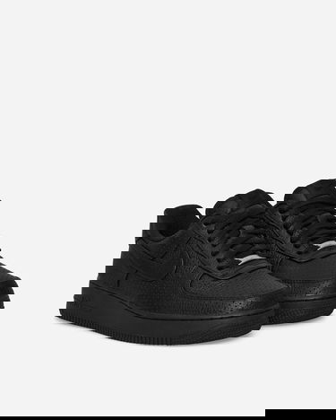 Tenisice i cipele Nike Air Force 1 Low SP Triple Black Perforated Crna | HF8189-001, 2